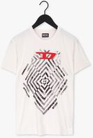 Weiße DIESEL T-shirt T-DIEGOR-C16