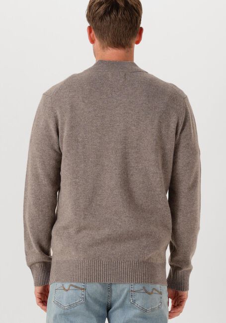 Taupe STEFANO LAURAN Pullover HALF ZIP - large