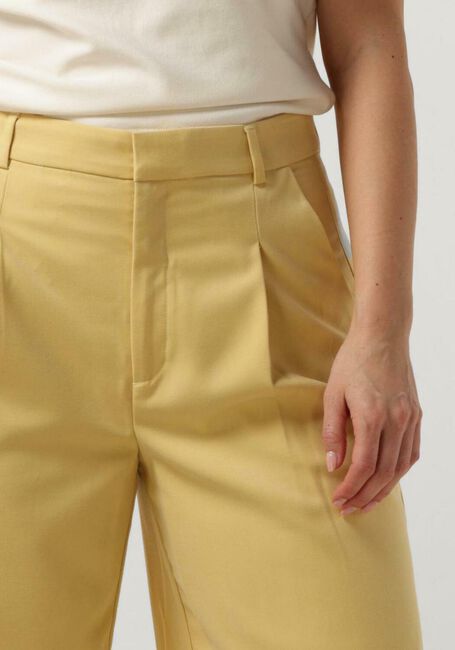 Gelbe GESTUZ Hose PAULA WIDE PANTS - large