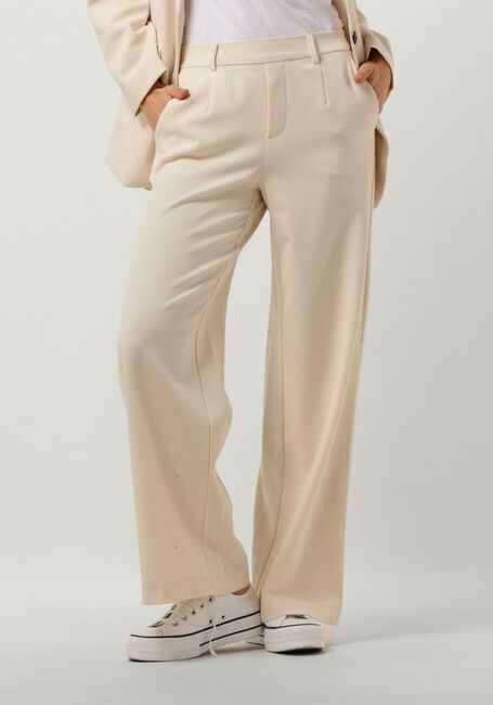 Sand OBJECT Hose OBJLISA WIDE PANT - large