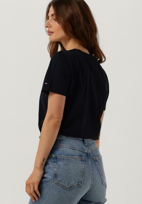 Dunkelblau TOMMY HILFIGER T-shirt HERITAGE HILFIGER C-NK REG TEE - large