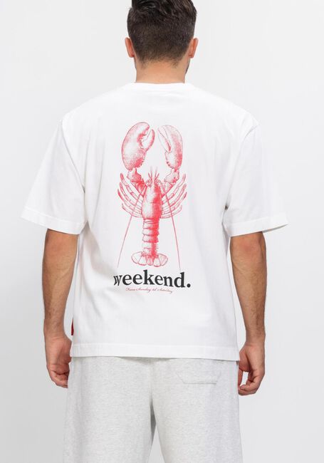 Wei&szlig;e POCKIES T-shirt LOBSTER WEEKEND TEE - large