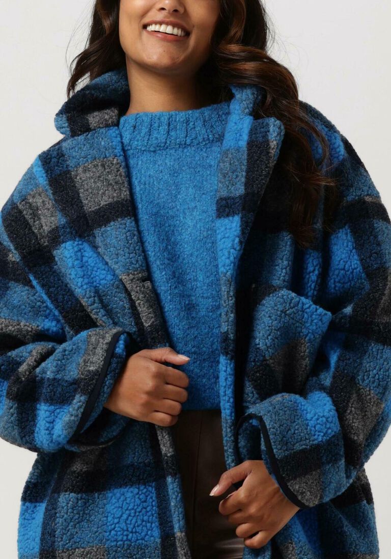 blaue penn &amp; ink mäntel coat teddy