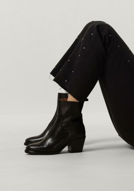 Schwarze SHABBIES Stiefeletten JULIE - large