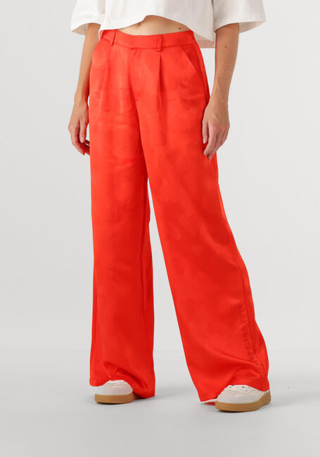 Rote ALIX THE LABEL Hose LADIES WOVEN HEARTS PANTS - large