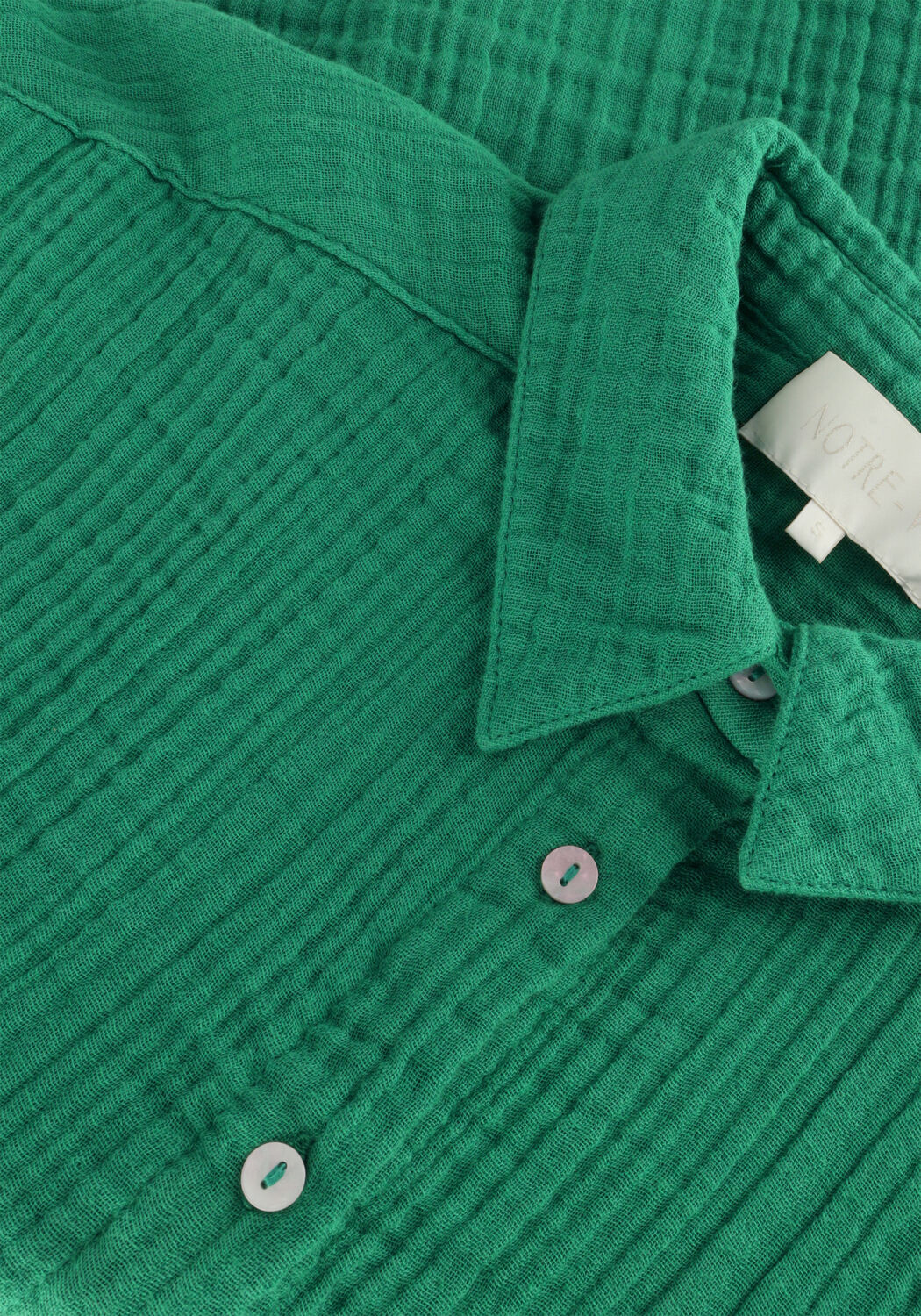 Gr&uuml;ne NOTRE-V Blusen NV-DELU - large