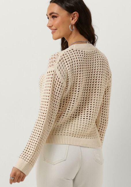 Sand OBJECT Pullover OBJCHARLIE L/S KNIT PULLOVER - large