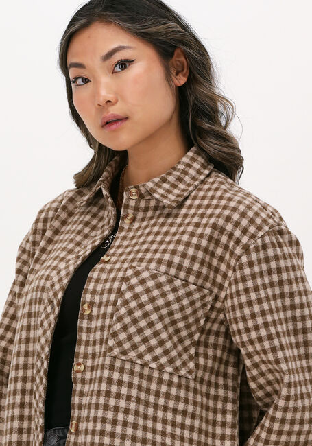 Braune OBJECT Bluse YOLA SHIRT - large