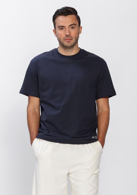 Dunkelblau LES DEUX T-shirt BEN ARTIST T-SHIRT - large