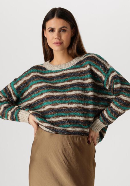 Mehrfarbige/Bunte SUMMUM Pullover SWEATER MULTI COLOUR ALPACA LUREX KNIT - large