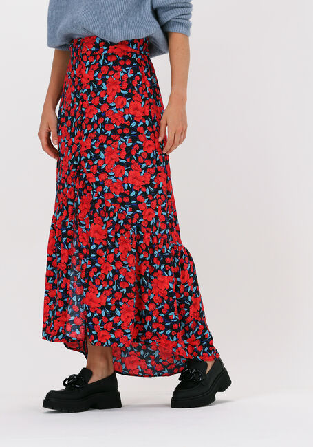 Mehrfarbige/Bunte COLOURFUL REBEL Midirock RIVE ROSES HIGH LOW SKIRT - large