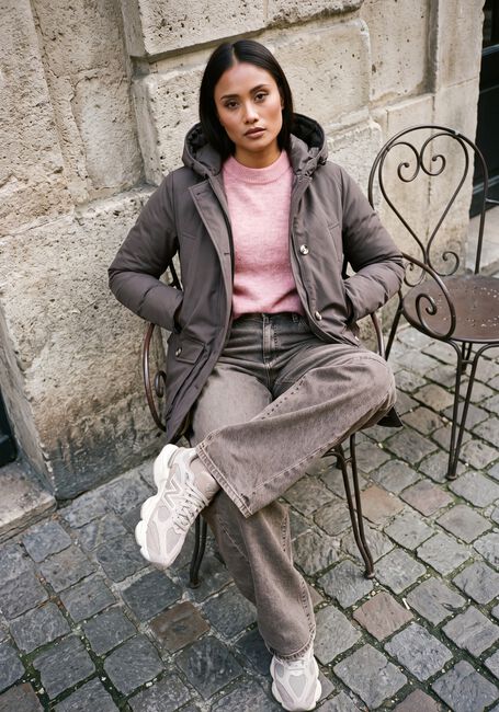 Taupe AIRFORCE Wattierte Jack 4 POCKET PARKA - large