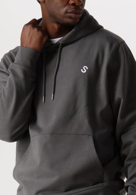 Graue STRØM Clothing Pullover HOODIES - large