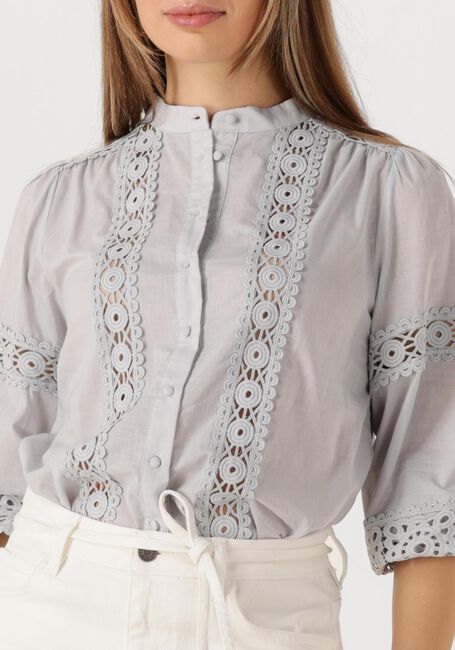 Graue LOLLYS LAUNDRY Blusen JUNELL SHIRT LS - large