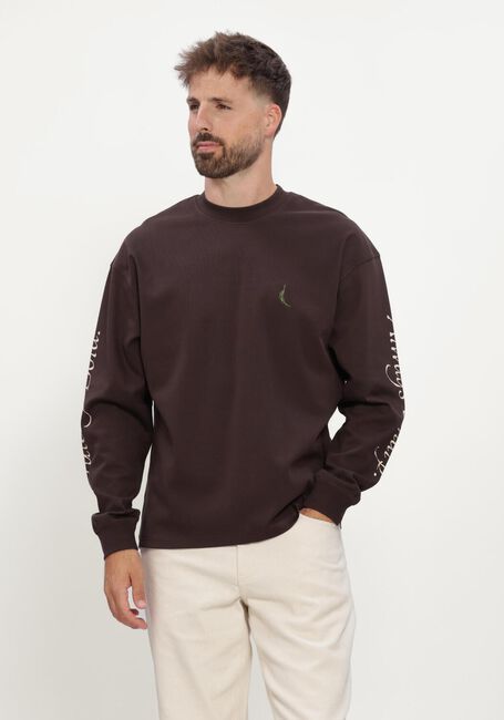 Braune MACED T-shirt M-AIDEN - large