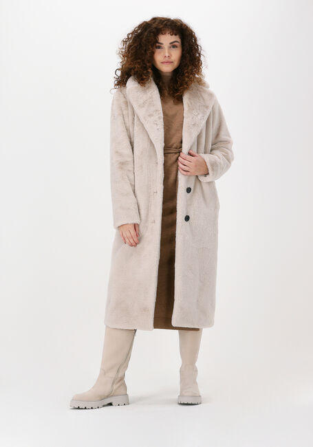 Weiße GIACOMO THE JACKET Fake-Fur-Jack 10 LUXERY FUR - large