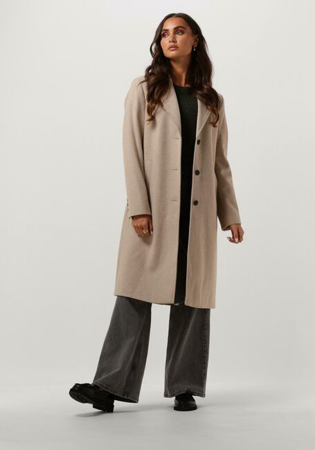 Sand SELECTED FEMME Mäntel SLFALMA WOOL COAT - large