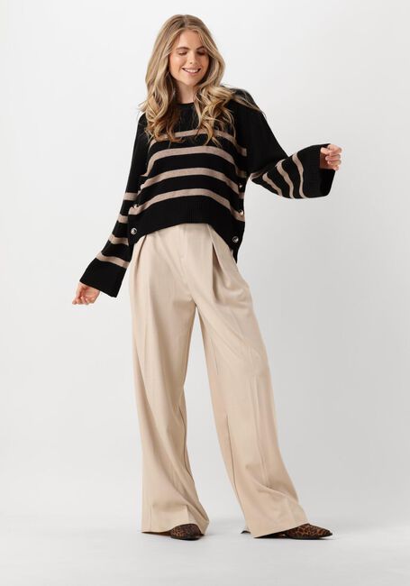 Schwarze CO'COUTURE Pullover & Cardigans MAJA BUTTON STRIPE - large