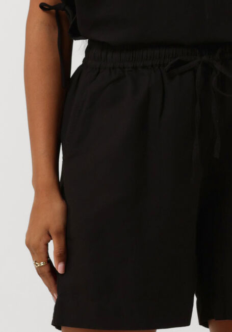 Schwarze NEO NOIR Hosen SHEA LINEN SHORTS - large
