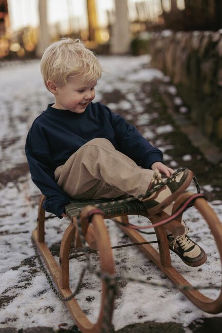 Dunkelblau MR.LOUTRE Pullover ELIAS - large