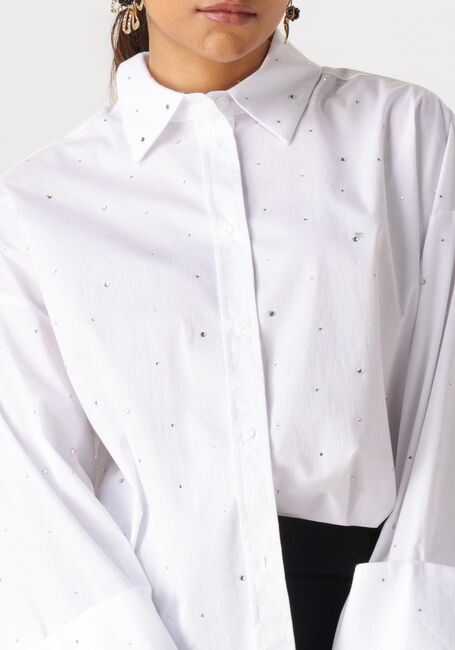 Weiße CO'COUTURE Blusen LENICC WIDE CUFF STONE SHIRT - large