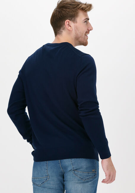Blaue CALVIN KLEIN Pullover SUPERIOR WOOL CREW NECK SWEATE - large