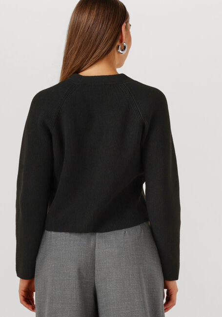 Schwarze EDITED Strickjacke GRS LOGAN CARDIGAN - large