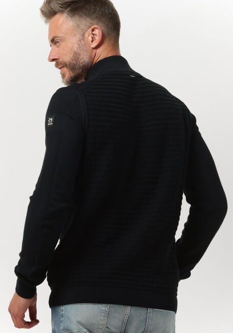 Dunkelblau VANGUARD Pullover HALF ZIP COLLAR COTTON STRUCTURE - large