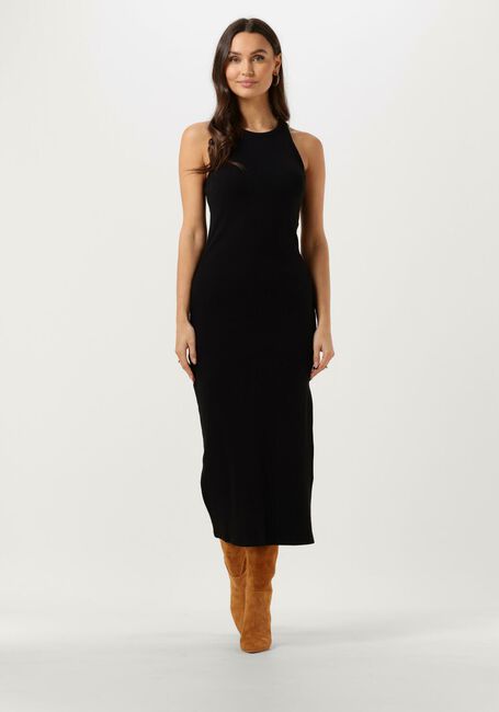 Schwarze GESTUZ Midikleid DREWGZ SL LONG DRESS NOOS - large