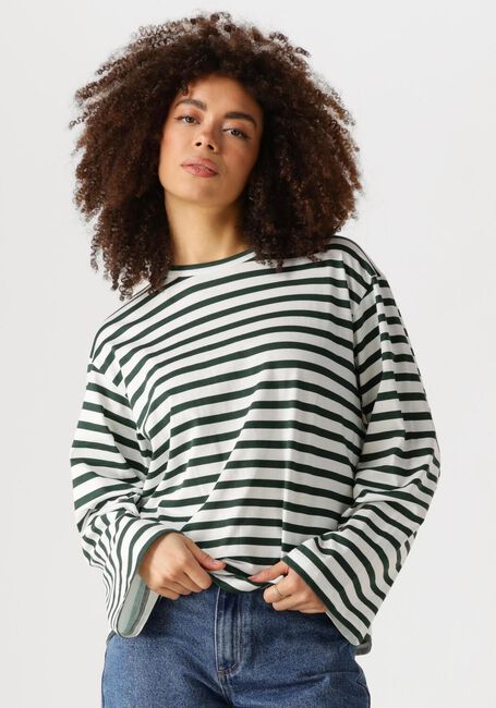 Schwarze EDITED T-shirt VERLEE LONGSLEEVE - large