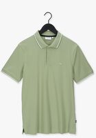 Grüne CALVIN KLEIN Polo-Shirt STRETCH PIQUE TIPPING SLIM POLO