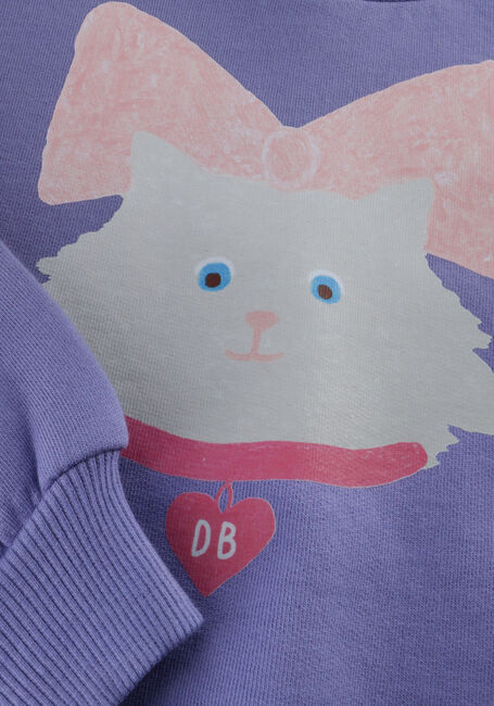 Lilane DAILY BRAT Pullover KITTY CAT CROPPED SWEATER - large