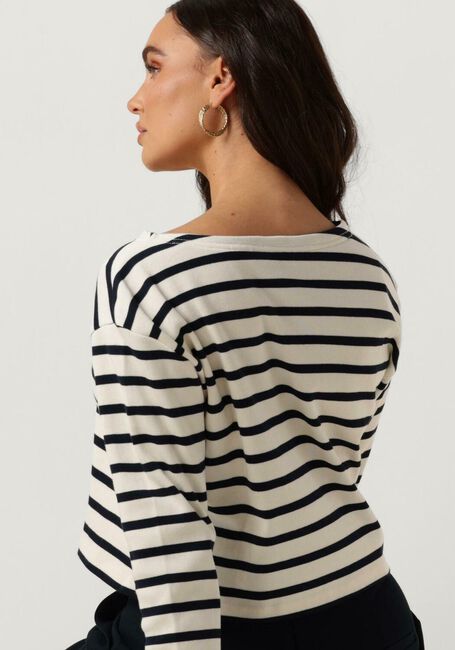 Blaue CO'COUTURE Tops & T-shirts CLASSIC STRIPE CROPPED SWEAT - large