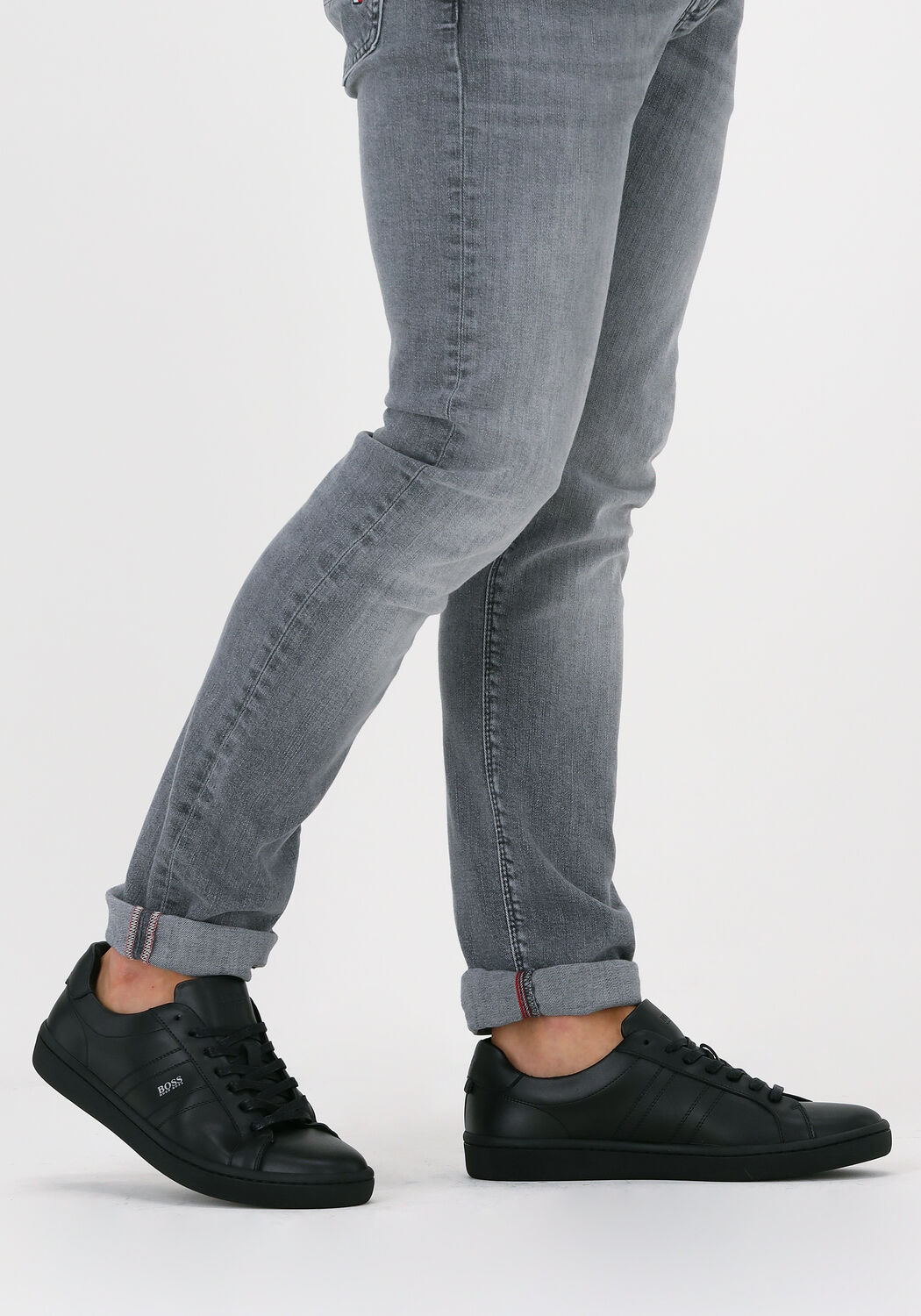 Schwarze BOSS Sneaker Low RIBEIRA TENN LTPL - large