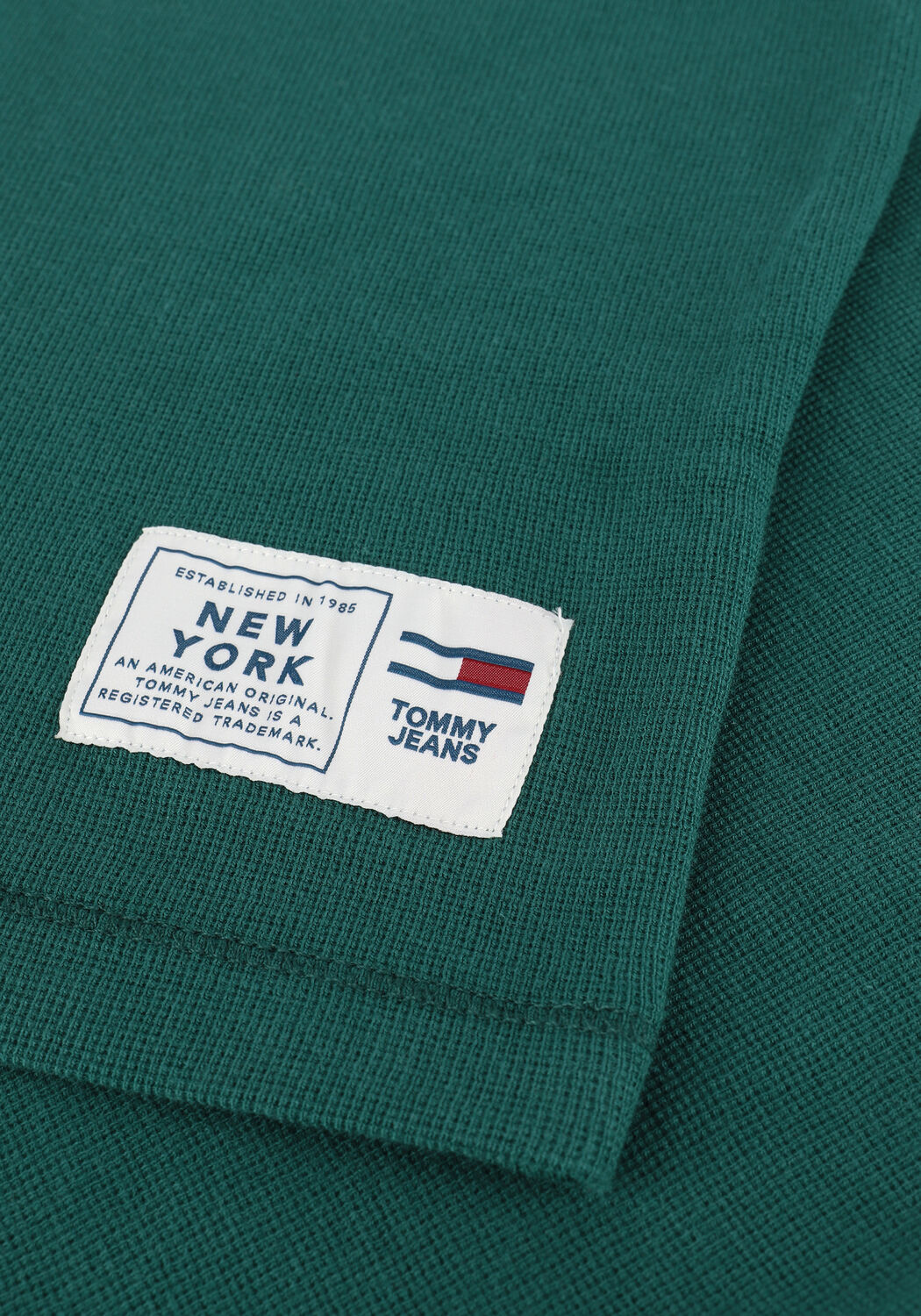 Gr&uuml;ne TOMMY JEANS Pullover TJM MINI WAFFLE SNIT - large