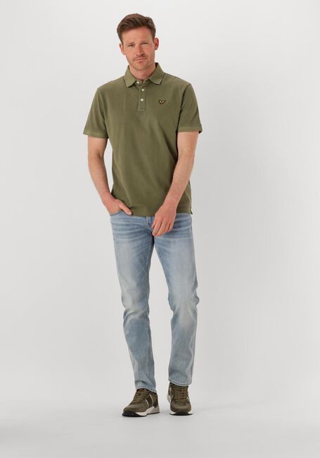 Olive PME LEGEND Polo-Shirt PIQUE GARMENT DYE - large