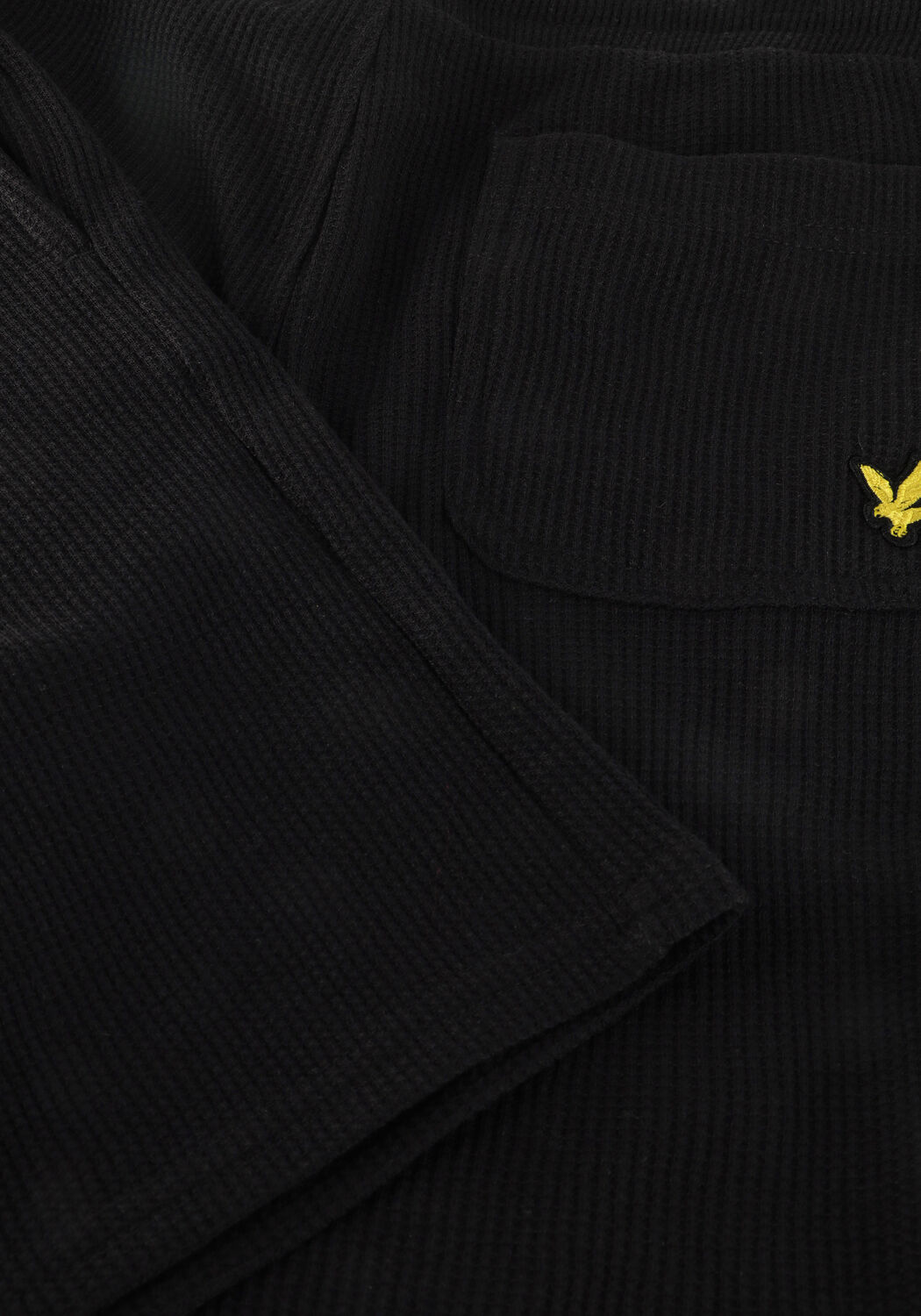 Schwarze LYLE & SCOTT Kurze Hose WAFFLE SHORT - large