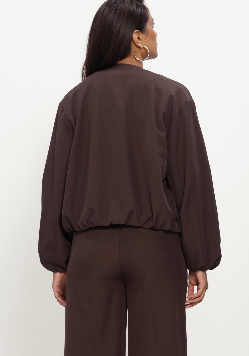 Braune CO'COUTURE Jacken LUNACC BALLOON ZIP JACKET - large