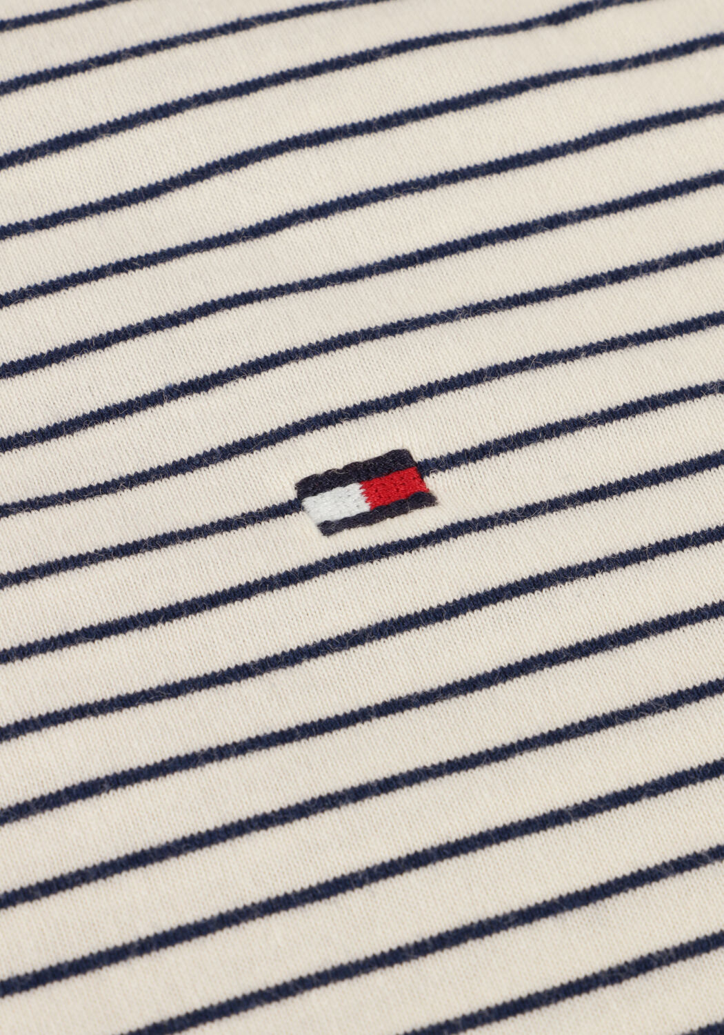 Ecru TOMMY HILFIGER T-shirt ESS SEASONAL REG FIT SOLID TEE - large