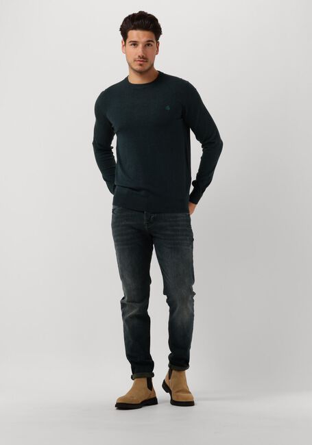 Grüne SCOTCH & SODA Pullover ESSENTIALS - ECOVERO VISCOSE-BLEND LOGO CREWNECK PULLOVER - large