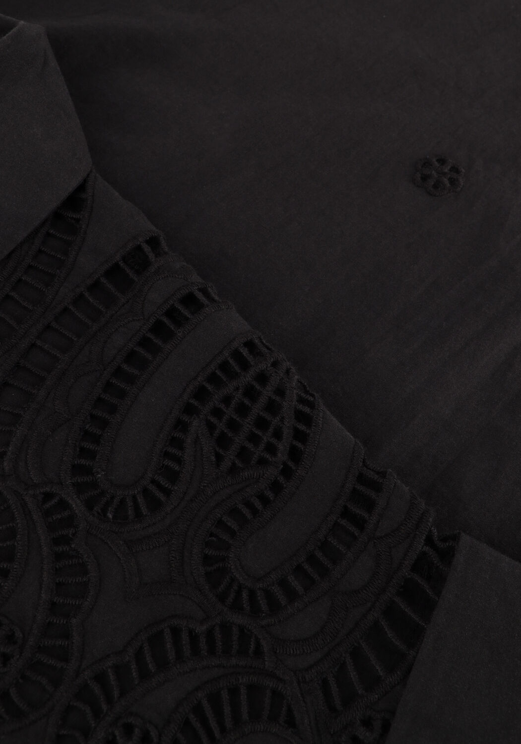 Schwarze SUNCOO Midikleid COCO - large