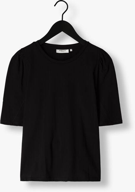 Schwarze MSCH COPENHAGEN T-shirt TIFFA ORGANIC 2/4 PUFF TEE - large
