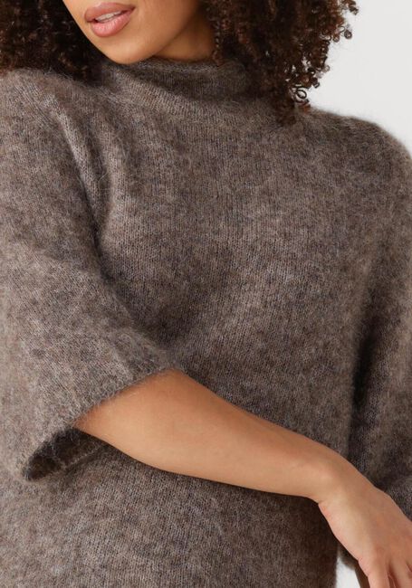 Taupe SECOND FEMALE Rollkragenpullover EMMALOU KNIT SS - large