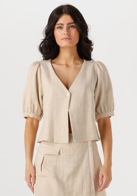 Sand ANOTHER LABEL Blusen KIEK SHIRT - large