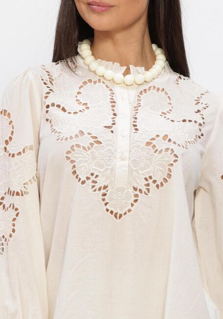 Nicht-gerade weiss SUMMUM Tops & T-shirts TOP EMBROIDERED CAMBRIC - large