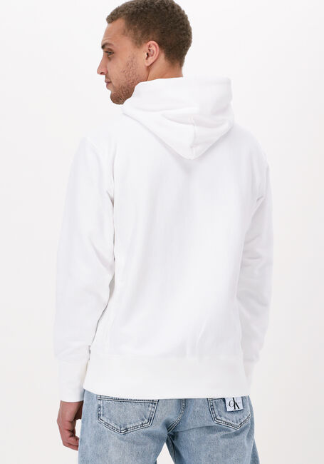 Weiße CHAMPION Sweatshirt HOODED SWEATSHIRT MEN - large
