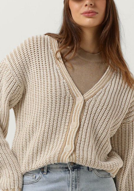 Ecru SIMPLE Strickjacke KNIT-CO-NUK-24-1 - large