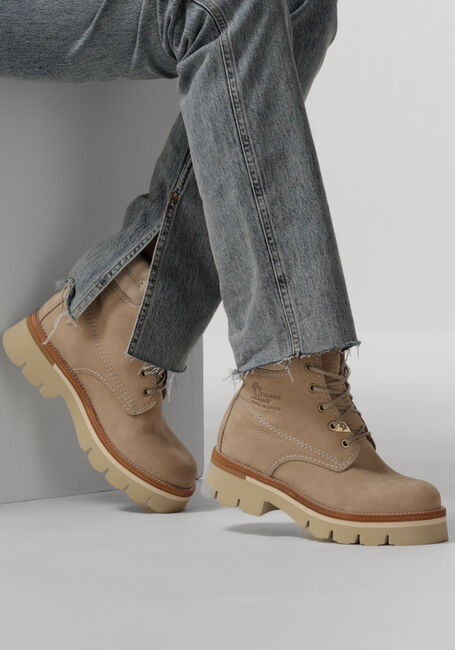 Beige PANAMA JACK Schn&uuml;rboots LUA B4 - large