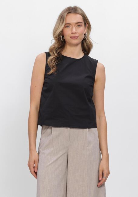 Schwarze OBJECT Top OBJFIE PAIGE LO S/L TOP - large