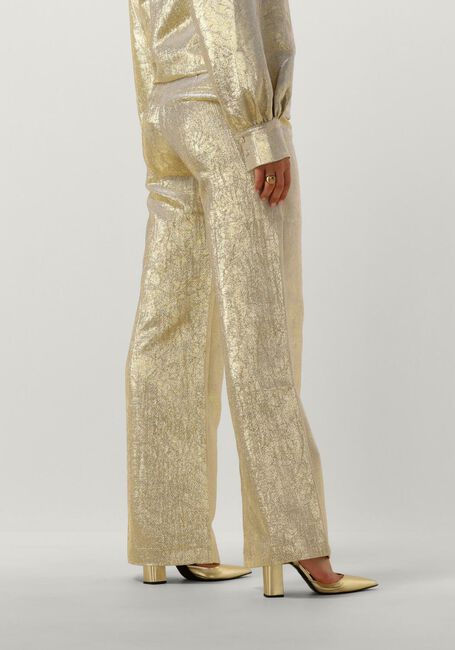 Goldfarbene POM AMSTERDAM Hose STARDUST GOLD PANTS - large